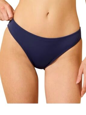 New Wild Fable Women’s Navy Blue Bikini Bottoms Size Large Low rise NWT
